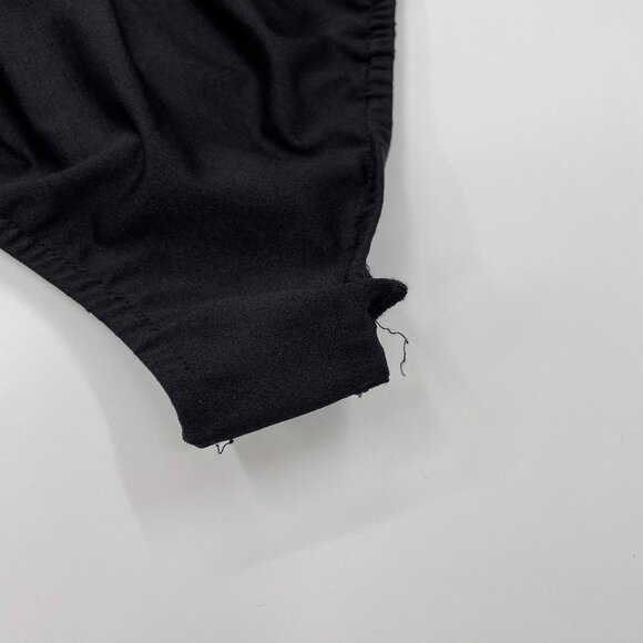 Vintage Oleg Cassini Black Tie Beaded Bodysuit | Size S-L - Picture 12 of 16